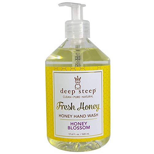 Deep Steep Fresh Honey Liquid Hand Wash, Honey Blossom, 17.6 Ounce