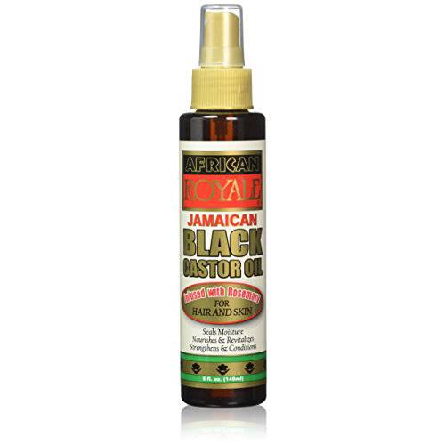 African Royale Jamaican Black Castor Oil 5 Oz