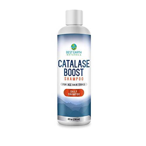 Best Earth Naturals Catalase Boost Shampoo Daily Catalase Shampoo For Younger, Thicker, Fuller Looking Hair Made With the Anti-Aging Enzyme Catalase For Men & Women 8 oz