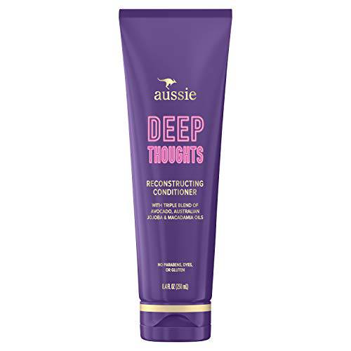 Aussie Deep Thoughts Reconstructing Conditioner with Triple Oil Blend of Avocado, Australian Jojoba and Macadamia Oils, 8.4 Fl Oz