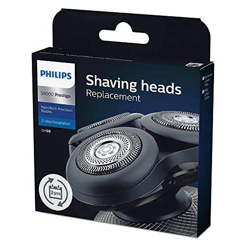 Philips Shaver Series 9000 Prestige Replacement Head with Nanotech Precision Blades, fits Shaver Series 9000 Prestige (SP98xx), SH98/70