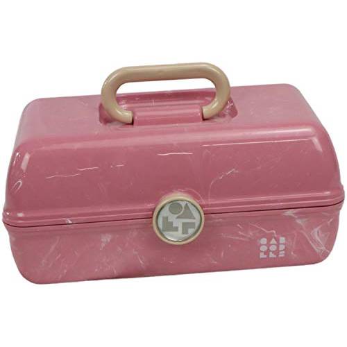 Caboodles On-The-Go Girl Retro Case, Dusty Rose Marble