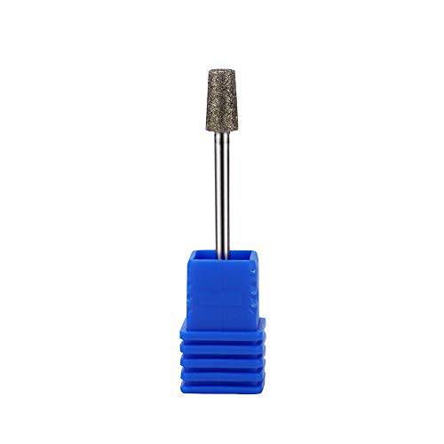 NMKL38 Large Tapered Barrel Diamond Nail File Drill Bit Cuticle Cleaner Burr Tool for Electric Drill Machine Manicure Pedicure Polishing Kit