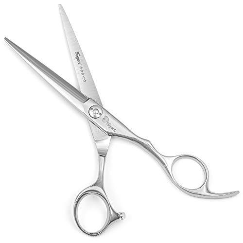Fagaci Professional Hair Scissors 6” Extremely Sharp Blades, Fine Cutting Blades, Hair Cutting Scissors Professional, Hair Shears, Barber Scissors Set for Men and Women, Haircut Scissors Hair Kit