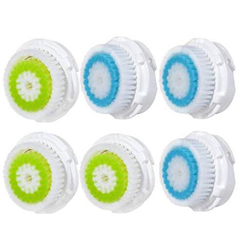 Compatiable for Facial Cleansing Brush Heads, Face Brush Heads Replacement as Brush Head Facial Cleaning Tool（6 Pack）