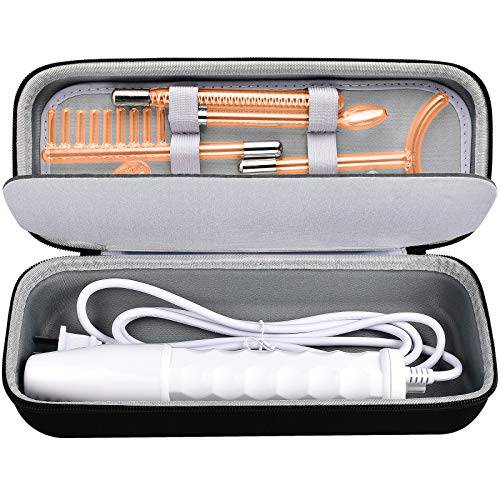 Case Compatible with NuDerma/ for Signstek/ for APREUTY/ for FAZJEUNE/ for NewWay Professional Clinical Portable Handheld High Frequency Skin Wand Machine, 6 Neon & Argon Wand (Only Box)
