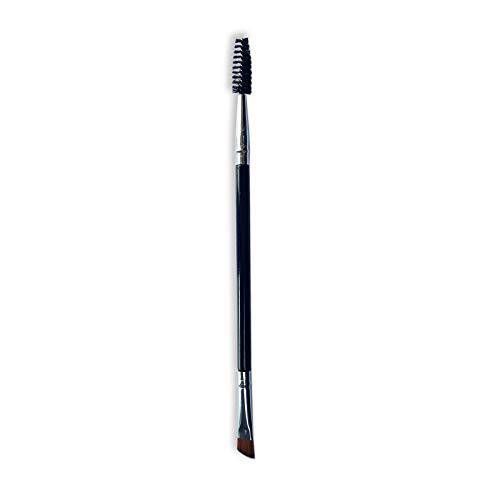 Duo Eye brow Brush, Angled Eyebrow Brush and Spoolie Brush, Eyelash Comb Eyebrow Brush Tool (1 Pcs)