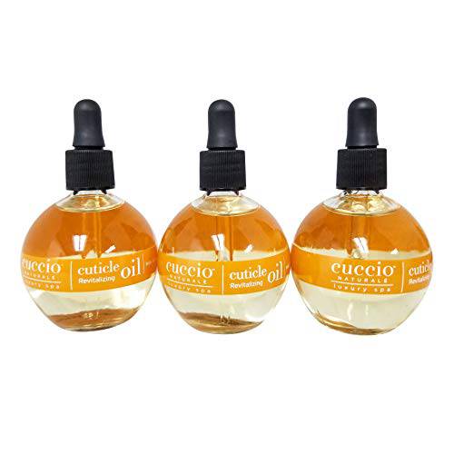 Cuccio Naturale Milk & Honey Manicure Revitalizing Cuticle Oil 2.5oz /73ml (Pack of 3)
