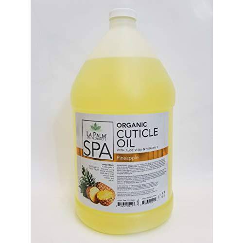 La Palm Spa Organic Cuticle Oil Pineapple 1 Gallon