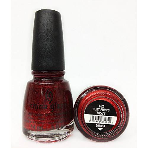 (3 Pack) CHINA GLAZE Nail Lacquer with Nail Hardner - Ruby Pumps