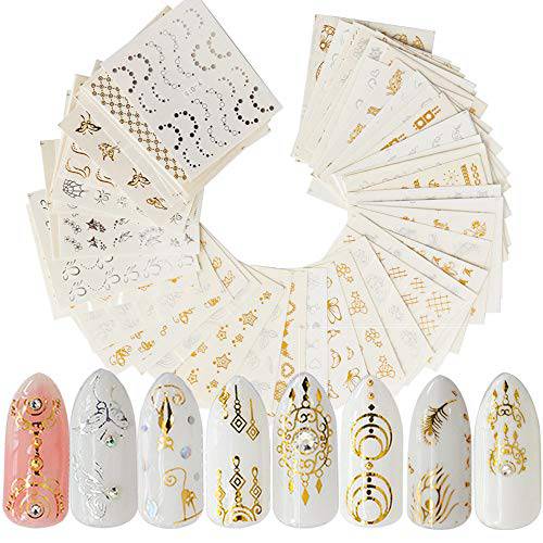 Butterfly Nail Art Stickers, 12Pcs Water Transfer Nail Decals Butterfly Designs Colorful Butterflies Nail Art Foils for DIY Nails Design Manicure Tips Nail Art Decor