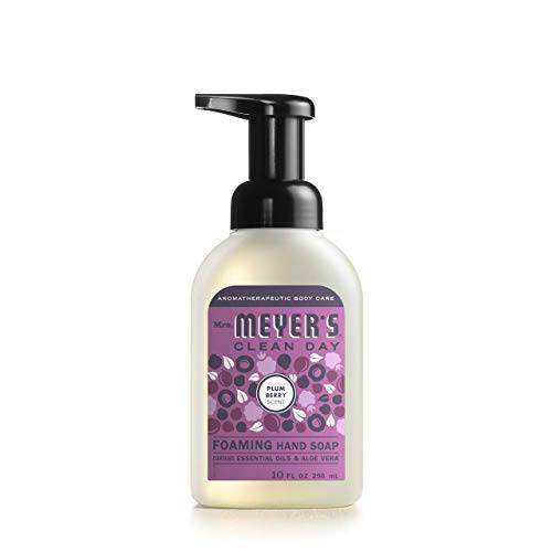 MRS. MEYER’S CLEAN DAY Foaming Hand Soap, Plum berry (10 Fl Oz, Pack of 1)