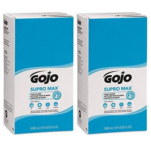 GOJO PRO TDX SUPRO MAX Hand Cleaner, 5000 mL Heavy-Duty Hand Cleaner Refill for GOJO PRO TDX Dispenser (Pack of 2) - 7572-02