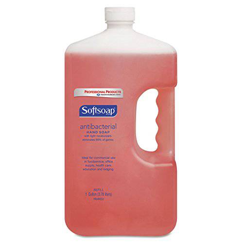 Softsoap 01903Ea Antibacterial Hand Soap, Crisp Clean, Pink, 1Gal Bottle