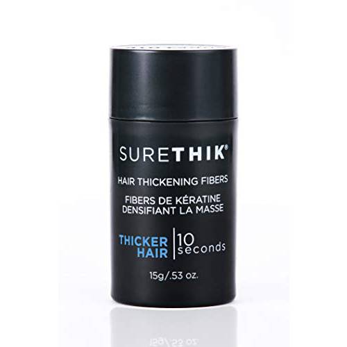 SURETHIK Hair Thickening Fibers for Thicker Looking Hair, Light Brown, 15g