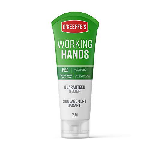 O’Keeffe’s Working Hands Hand Cream, 7 Ounce (198g) Tube, (Pack of 1)