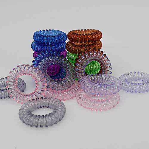 100PCS Black Hair Ties for Women Girls,Hair Ties for Thick Hair No Damage Hair Bands Non Slip Valentines Day Gifts for Girls Goodie Bag Fillers for Women
