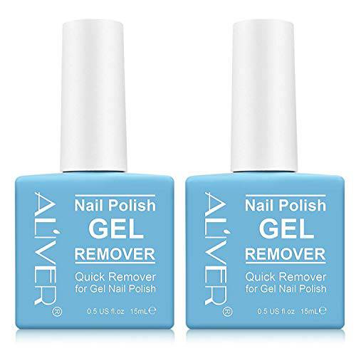 2 Pack Gel Nail Polish Remover, Professional Removes Soak-Off Gel Nail Polish in 3-5 Minutes, Easily & Quickly, Don’t Hurt Your Nails, No Need For Foil, Soaking Or Wrapping - 15ml
