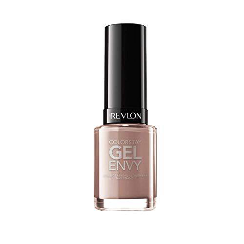 Revlon ColorStay Gel Envy Longwear Nail Polish, with Built-in Base Coat & Glossy Shine Finish, in Nude/Brown, 535 Perfect Pair, 0.4 oz