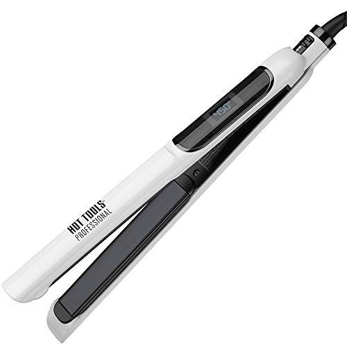 Hot Tools Pro Artist Nano Ceramic Hair Straightener | For Smooth, Straight Hair (1 in)