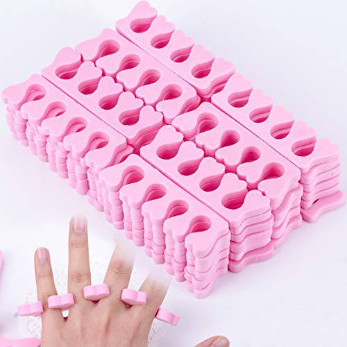 Toe Separators 50pcs Soft Foam Sponge Toe Cushions Finger Separator Tool Nail Art Pedicure Manicure Pedicure Nail Accessories Tool
