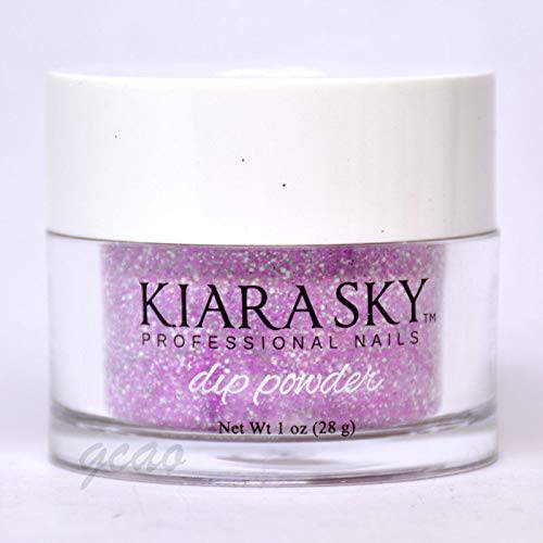 Kiara Sky Dip Dipping Powder D430 Purple Spark 1 oz by Kiara Sky