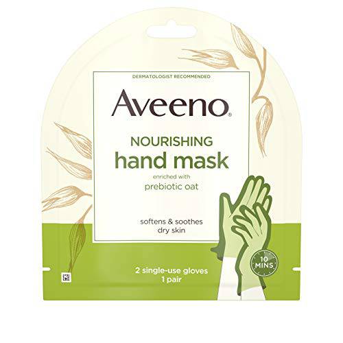 Aveeno Moisturizing Hand Therapy Mask With Oat - 2 Ea, 2count