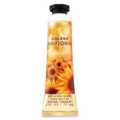 Bath and Body Works Hand Cream Golden Sunflower 1 Ounce Travel Purse Size Lotion