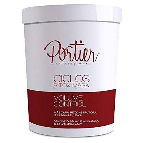 Portier Ciclos B-Tox Hair Mask for Dry Damaged Hair with Reconstructive Capillary Sealing, Deep Conditioning Color Treated Support, Anti-Frizz Volume Control, 35.2 fl. oz. / 1kg