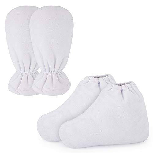 Paraffin Wax Gloves for Hand and Feet, Segbeauty Larger Thicker Paraffin Heated SPA Mittens Foot Liners, Gloves & Socks for Hot Wax Hand Therapy Thermal Treatment Wax Warmer Paraffin Wax Machine