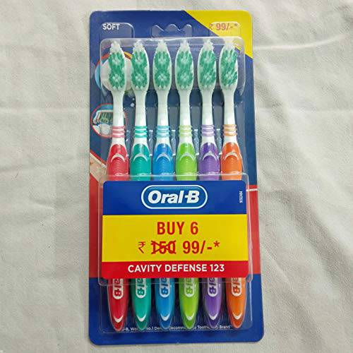 Oral B Cavity Defense Toothbrush 6 Pack