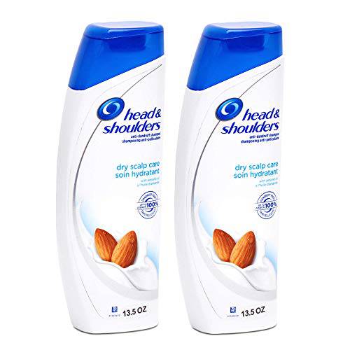 Head and Shoulders Dry Scalp Anti-Dandruff Shampoo - 13.5 Fl Oz / 400 mL x 2 Pack