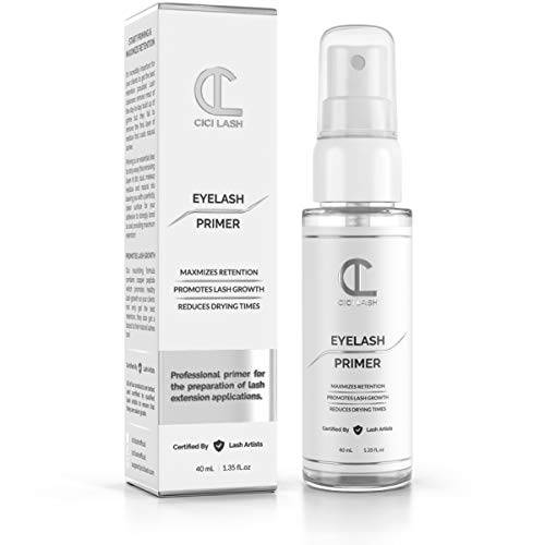 Eyelash Extension Primer / Pre-Treatment (40ml) - Professional Lash Cleanser & Protein Oil Remover For Individual Mink Eyelash Extensions | Increases Retention & Glue Drying Time | Lash Tech Supplies