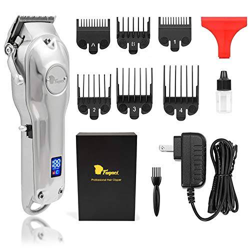 Fagaci Professional Hair Clippers with Extremely Fine Cutting, Cordless Hair Clippers for Men Professional, Barber Clippers for Hair Cutting Kit, Electric Mens Hair Clippers, Maquina de Cortar Cabello