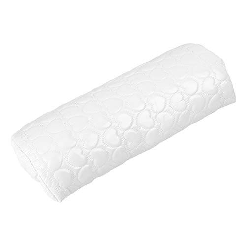 Beaupretty Nail Art Design Hand Rest Cushion,Portable Hand Rest Pillow Comfortable Manicure Nail Art Salon Wrist Cushion(White)