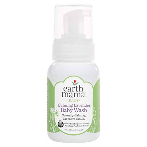 Earth Mama Calming Lavender Foaming Hand Soap | All-Purpose Castile Body Wash, 5.3-Fluid Ounce