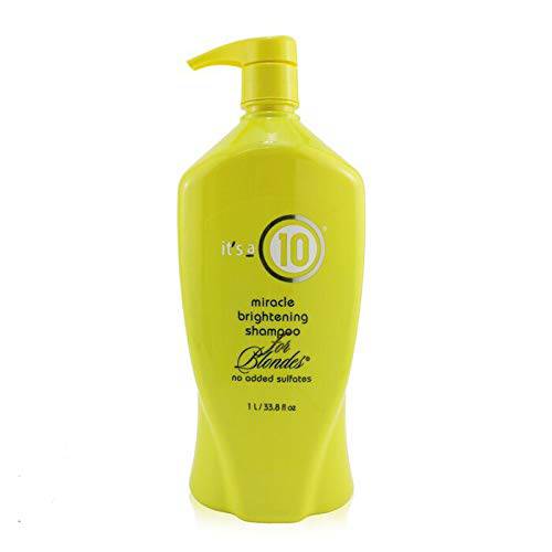 It’s a 10 Haircare Miracle Brightening Shampoo for Blondes, 33.8 fl. oz.