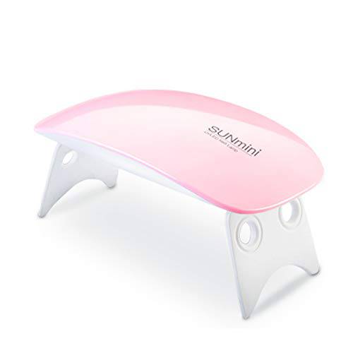 48W LED UV Nail Lamp, Portable Nail Dryer Manicure/Pedicure Curing Lamp with 30s 60s 99s Timer Plus for Fingernails and Toenails, Home and Salon