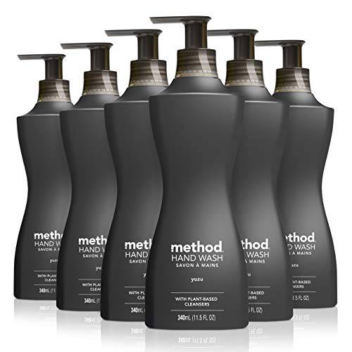 Method Gel Hand Wash, Yuzu, 11.5 oz, 6 pack, Packaging May Vary