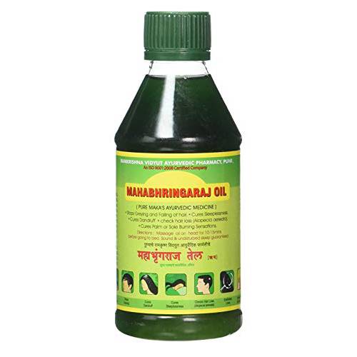 RVAP Mahabhringraj Oil 500ml | Pure indian MaKa’s Ayurvedic Oil for Hair care | Enriched with various Indian herbs and ingredients (17 fl oz)