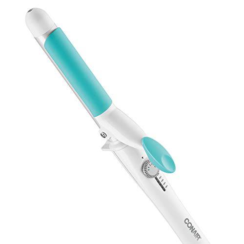 Conair OhSoKind For Fine Hair Curling Iron 1-inch Curling Iron with Silicone Clip, 1-inch barrel produces classic curls – for use on short, medium, and long hair
