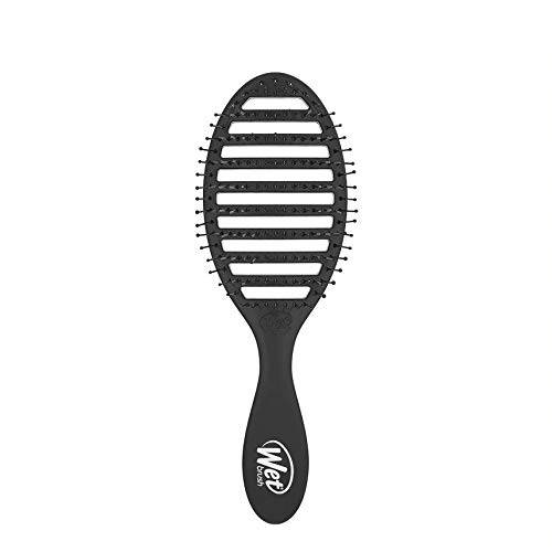 Wet Brush Speed Dry Hair Brush, Black - Vented Design & Ultra Soft HeatFlex Bristles Are Blow Dry Safe With Ergonomic Handle Manages Tangle and Uncontrollable Hair - Pain-Free Hair Accessories