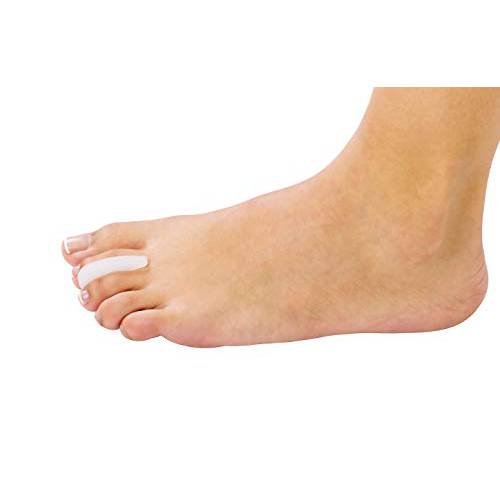 PrimeMed Gel Toe Separators – Flexible Shock Absorbing Gel Toe Spacers (10 Pack)
