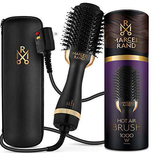 Professional Hair Dryer Brush for Women, 2 in 1 Volumizing Brush Dryer, Oval Brush Blow Dryer 75MM with a Hard Travel Case and Premium Gift Box