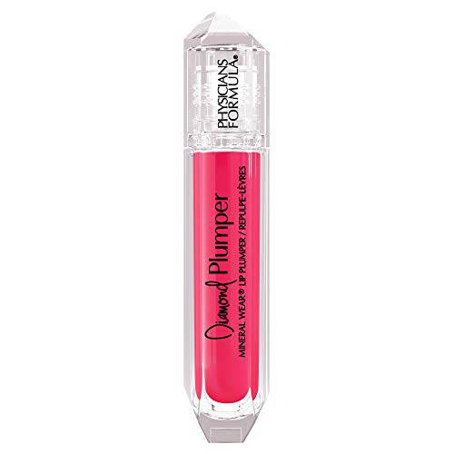 Physicians Formula Mineral Wear Diamond Lip Plumper Gloss, Dermatologist Tested Pink Radiant Cut