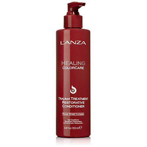 L’ANZA Healing ColorCare Trauma Treatment Restorative Conditioner, Refreshes, Repairs, and Smooths Bleach Damaged Hair while Extending Color Longevity (6.8 Ounce)