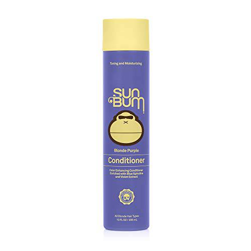 Sun Bum Blonde Conditioner | UVprotecting and Cruelty Free Color Enhancing and Toning Hair Treatment for Blondes | 10 Fl Oz (Pack of 6)