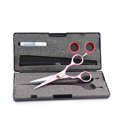 Haryali London Hairdressing Scissors - Professional 5.5＂ Hair dressing Scissors Hairdressers Hair Cutting Shears – Hair Cutting Scissors - for Men and Women with Adjustable Screw and Comb