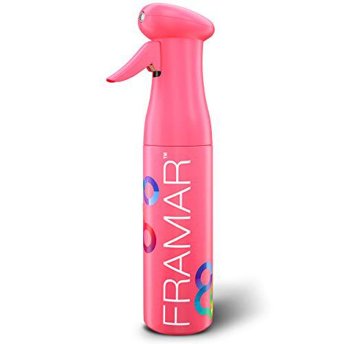 FRAMAR Pink Premium Hair Spray Bottle Continuous Mist, Water Spray Bottle For Hair, Atomizer Spray Bottle, Spray Water Bottle, Plant Mister Spray Bottle, Fine Mist bottle, Face Spray Bottle