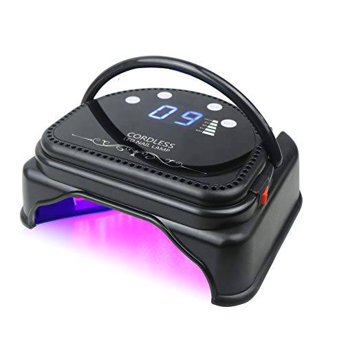Professional Cordless UV LED Nail Lamp,Lumcrissy Rechargeable Led UV Gel Nail Dryer, UV Light for Nails,Portable LED Gel Nail Curing Dryer, Curing Lamp with Touch Screen Sensor